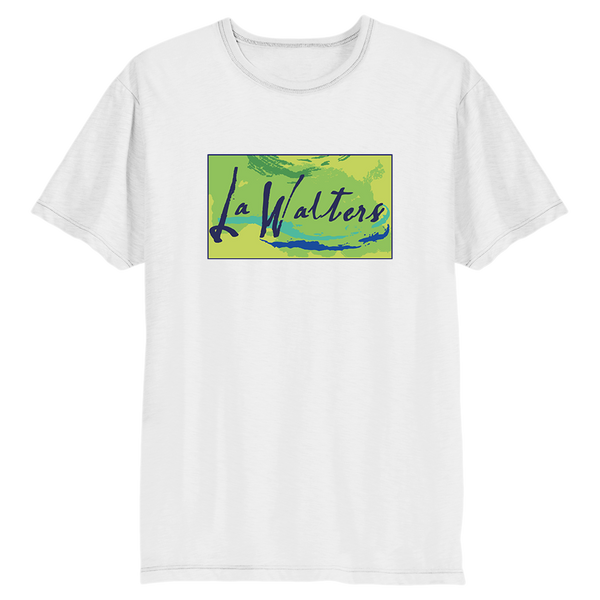 La Walters T-Shirt (Lime on White)